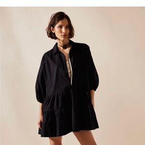 Free People Misha Mini Dress with pockets 
Oversized